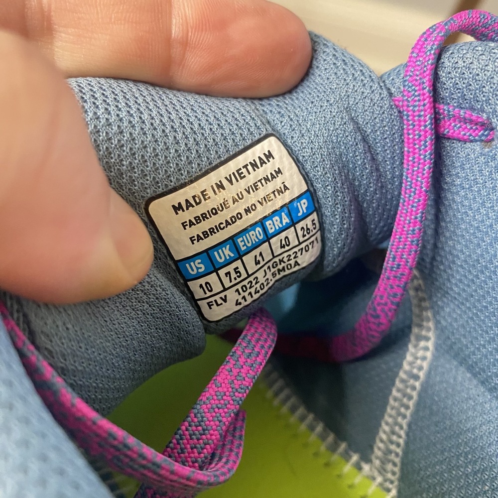 Mizuno Wave Mujin 9 Shoes Womens Size 10 Blue Trail Running Athletic Sneakers - Picture 11 of 12